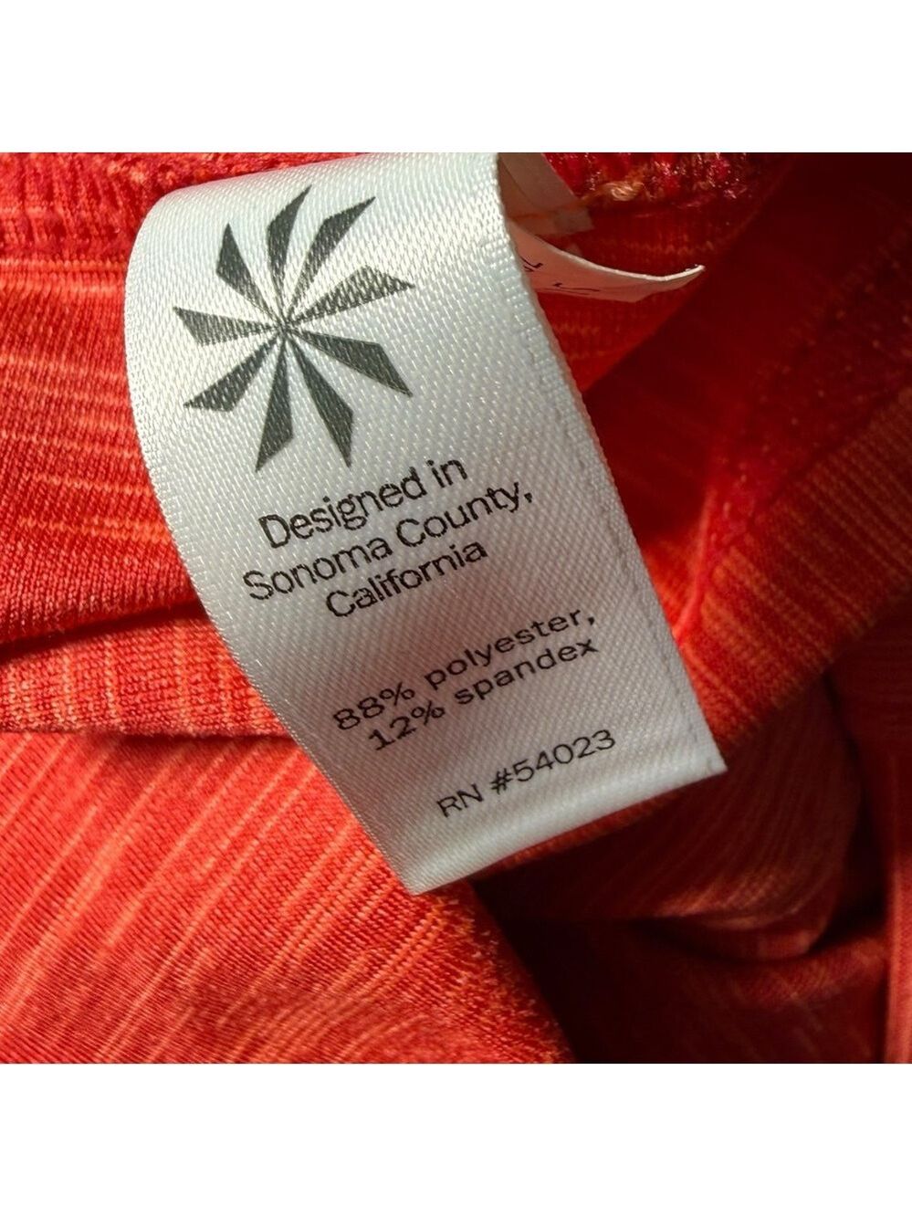 Athleta Women's Half Zip Running Pullover Coral Size XL - Picture 6 of 6